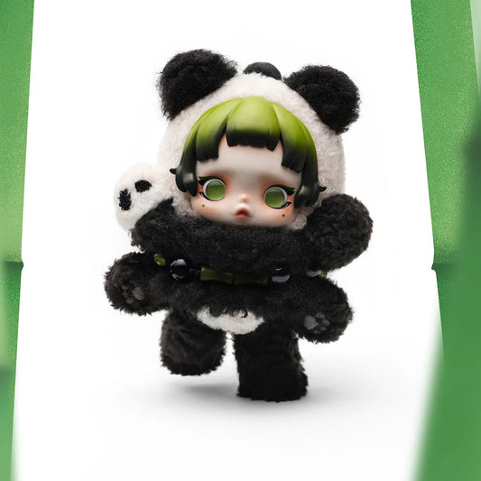 Original POP MART SKULLPANDA-  Lazy Panda Plush Doll