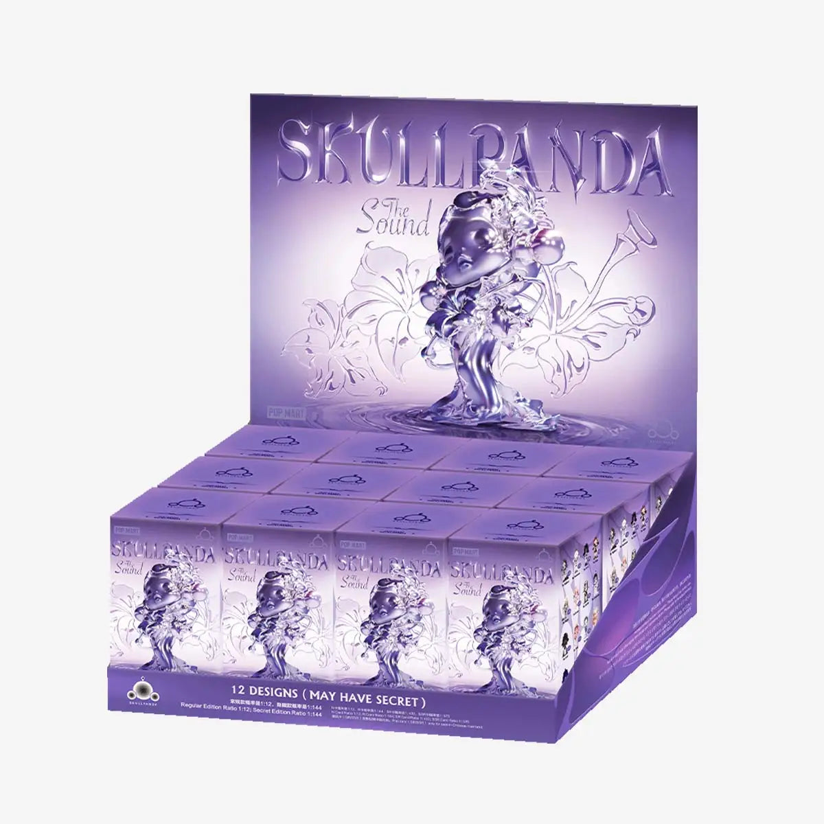 12 PCS - Original POPMART Skullpanda Sound Series Blind Box