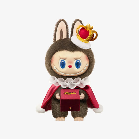 Authentic Labubu Popmart the Monsters Let's Checkmate Series King Vinyl Lovely Plush Doll