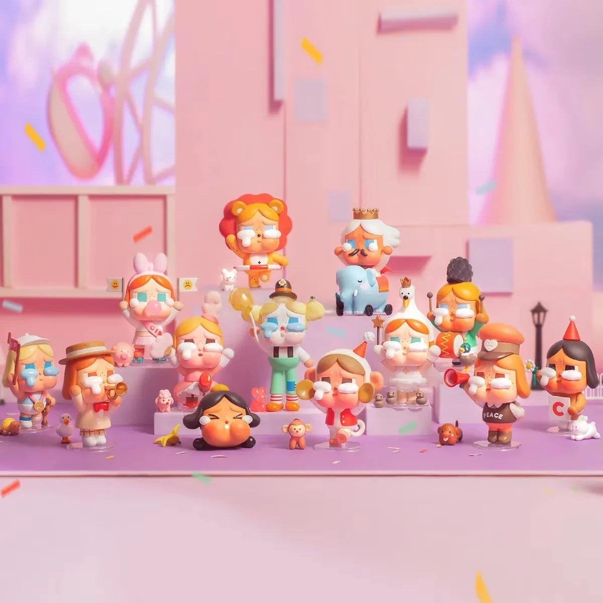 12 PCS -POP MART Original Crybaby - Crying Parade Series