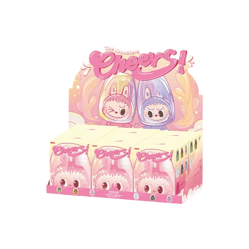 Original Popmart Labubu the Monsters CHEERS SERIES Double-walled Glass Blind Box