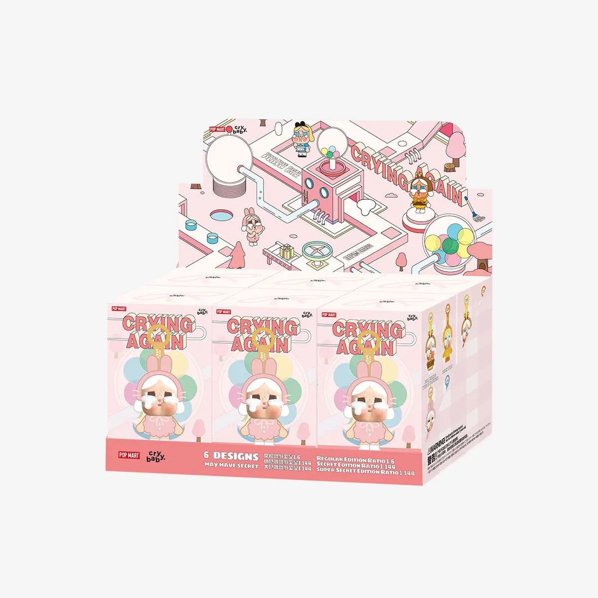Authentic POP MART CryBaby -Crying Again Tears Blind Boxes