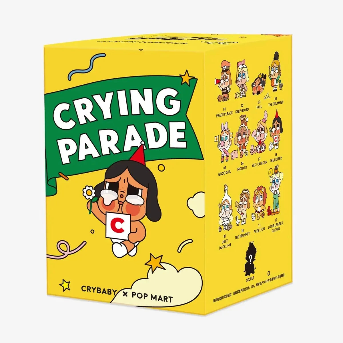 12 PCS -POP MART Original Crybaby - Crying Parade Series