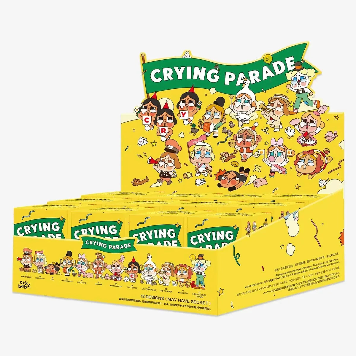 12 PCS -POP MART Original Crybaby - Crying Parade Series