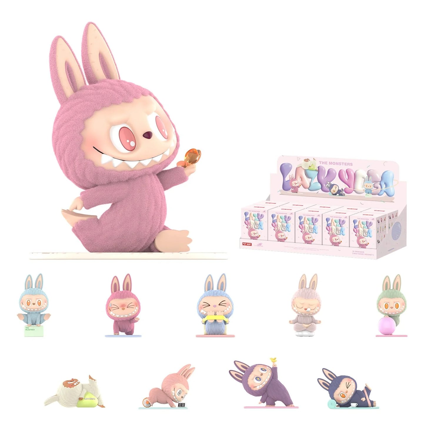 Pop Mart Monsters Lazy Yoga Series Blind Box Mystery