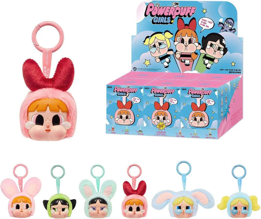 6PCS- POP MART Crybaby Powerpuff Girls Series-Vinyl Face Plush Blind Box