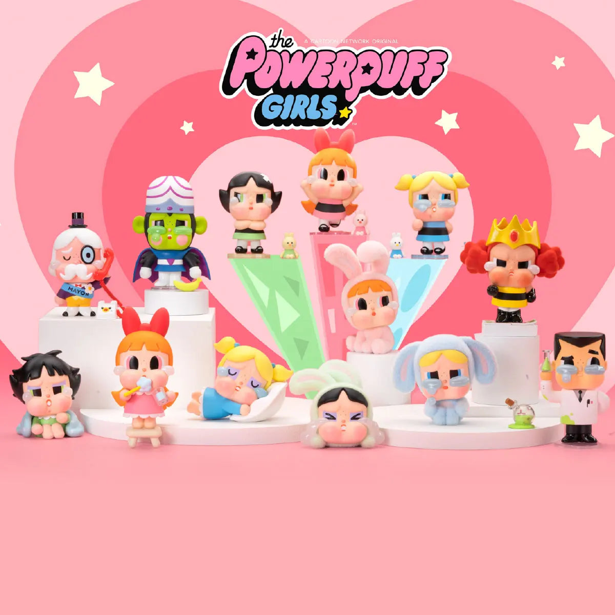 12PCS- POP MART Crybaby x Powerpuff Girls Series Figures Crybaby Blind Mystery Box