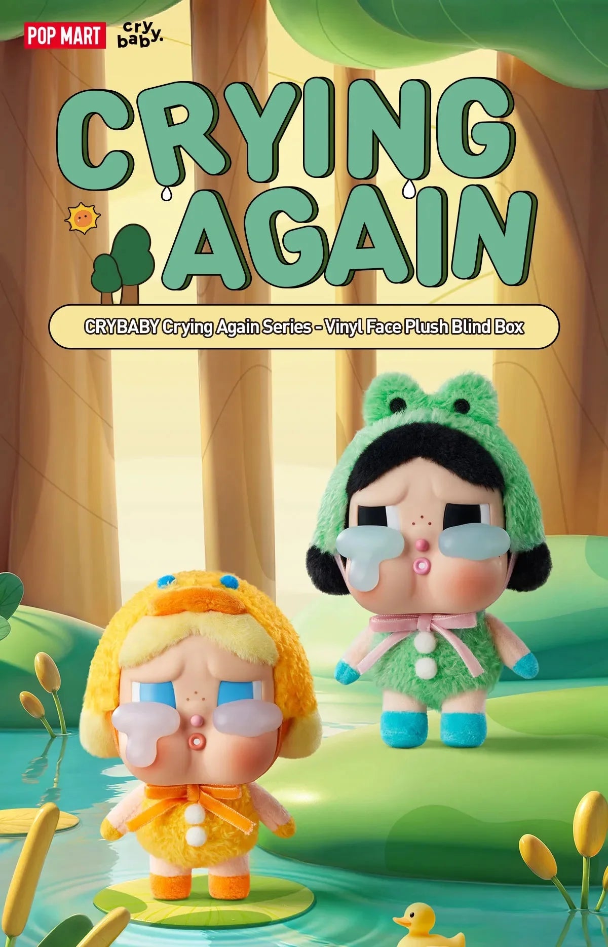 Authentic POP MART CryBaby -Crying Again Tears Blind Boxes