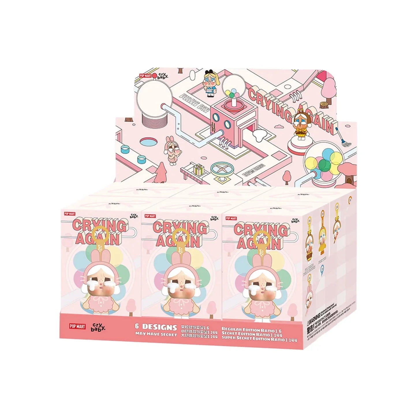 Authentic POP MART CryBaby -Crying Again Tears Blind Boxes
