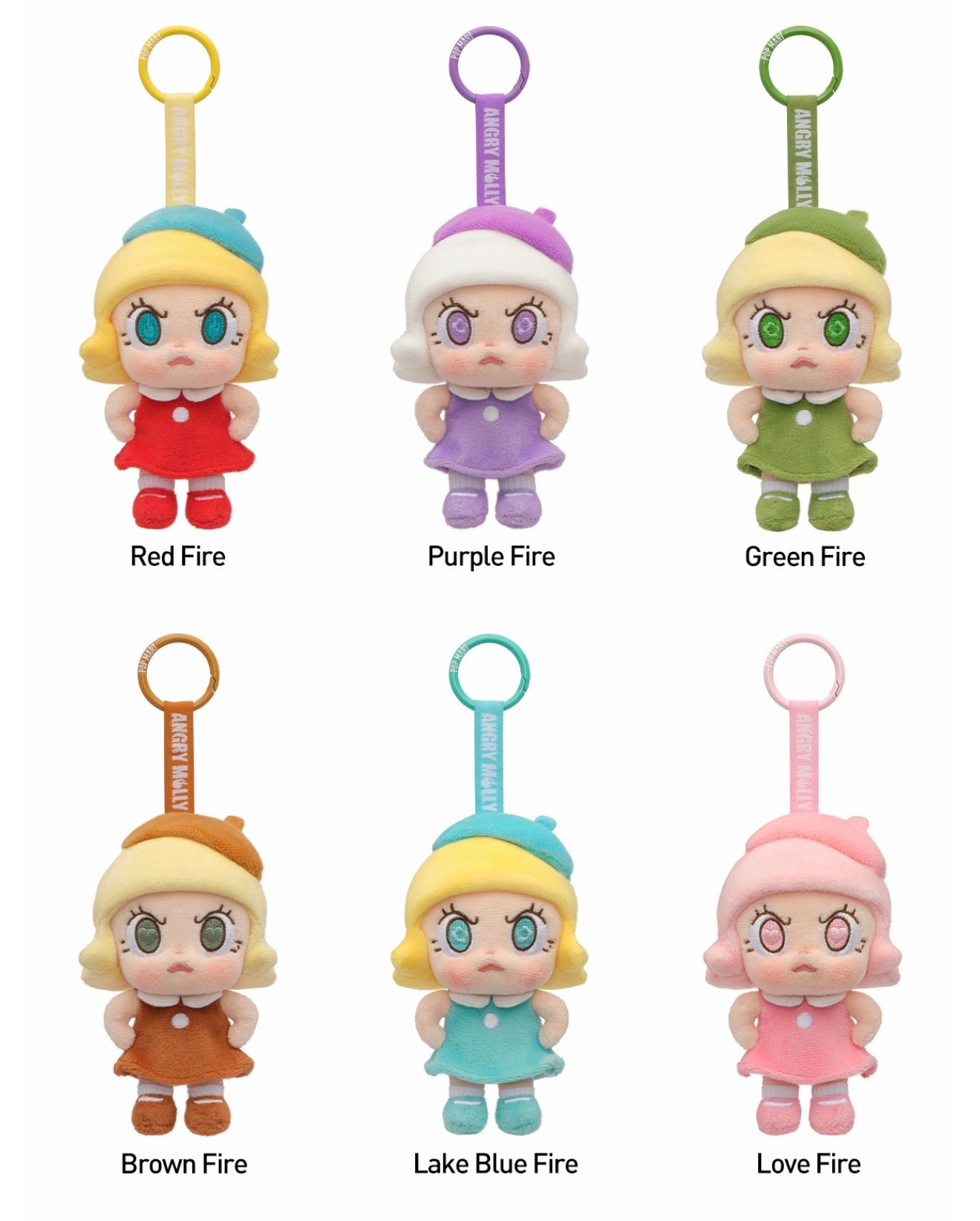Angry Molly- Angry Energy Series Plush Pendant