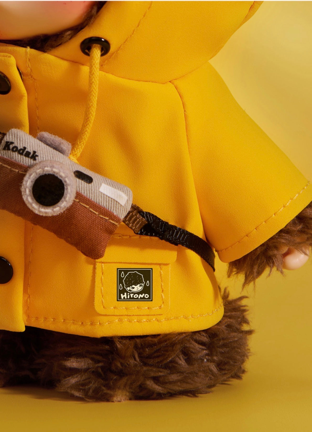 Hirono × Kodak Click Bear Plush Doll Pendant