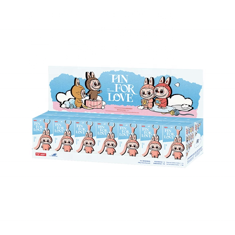 Original The Monster - Pin for Love series Keychain blind box