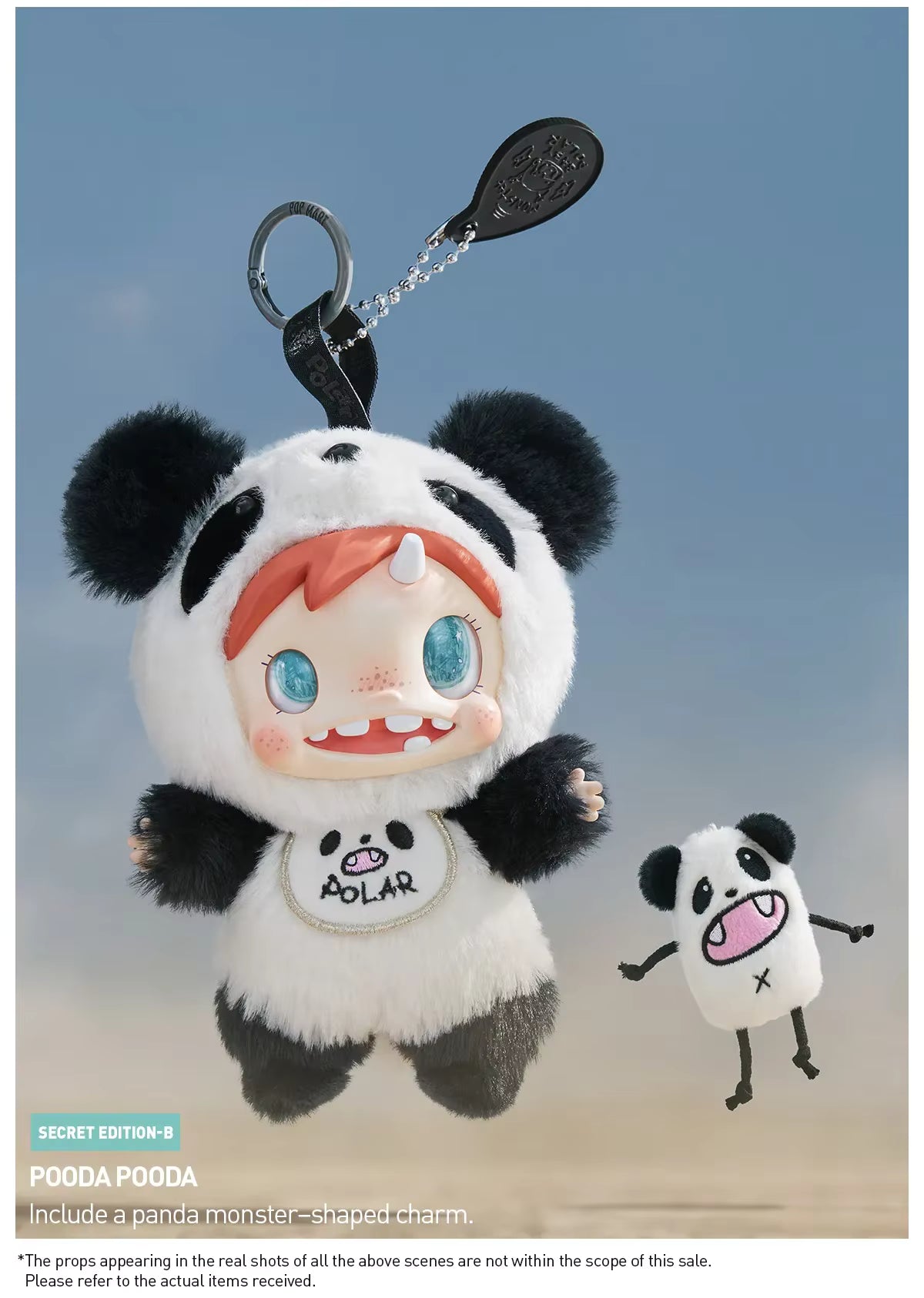 New Popmart POLAR-Monster Baby Collection Series Plush Pendant
