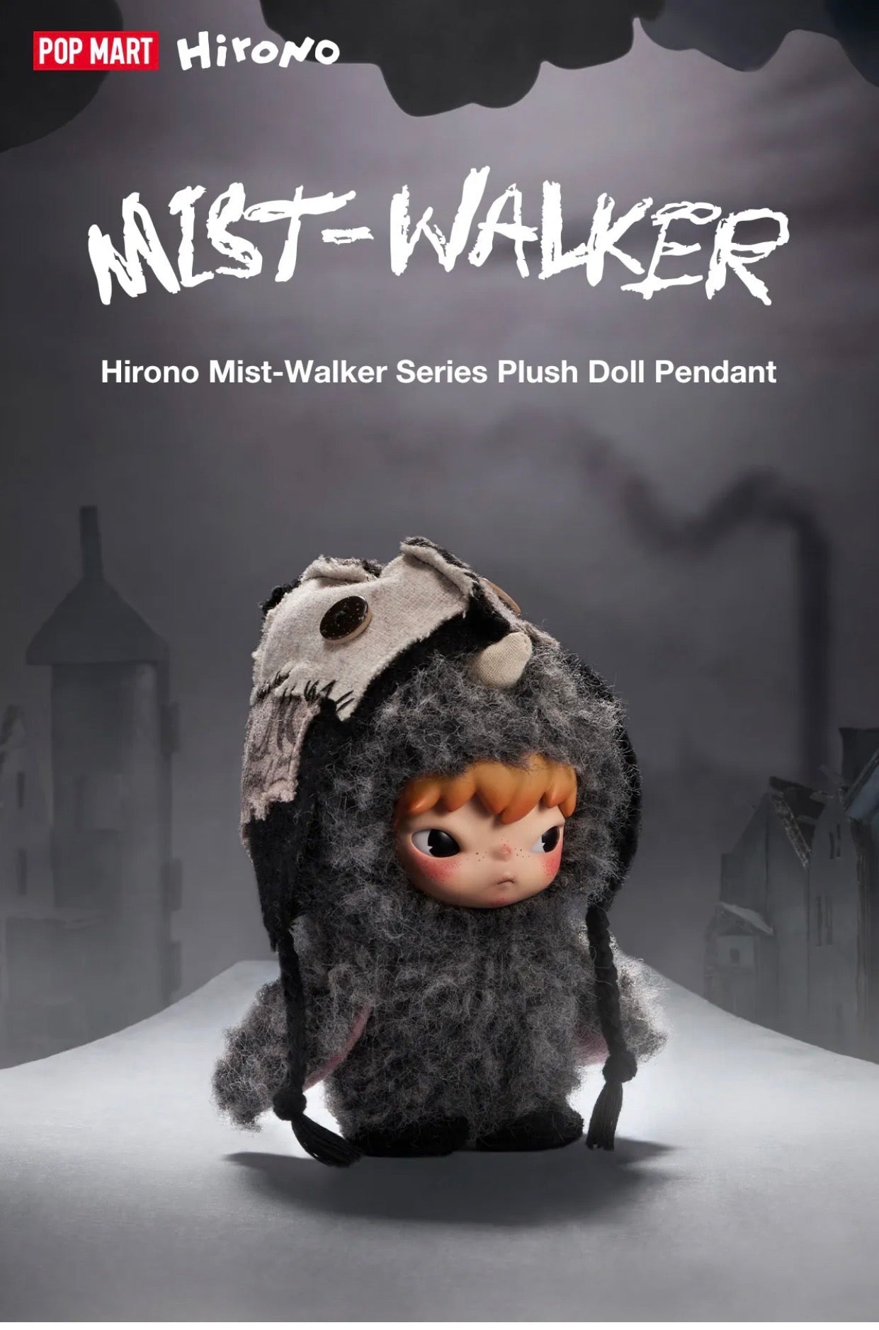 POP MART Hirono Mist Walker Plush Pendant Series