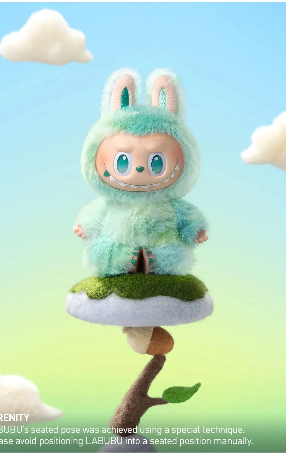 Original Pop Mart Labubu Doll V3 the Monsters Big Into Energy Series