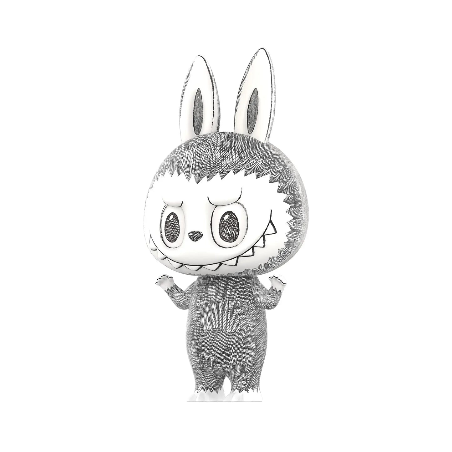 Original POP MART MEGA LABUBU 400% Sketch Collection Figurine