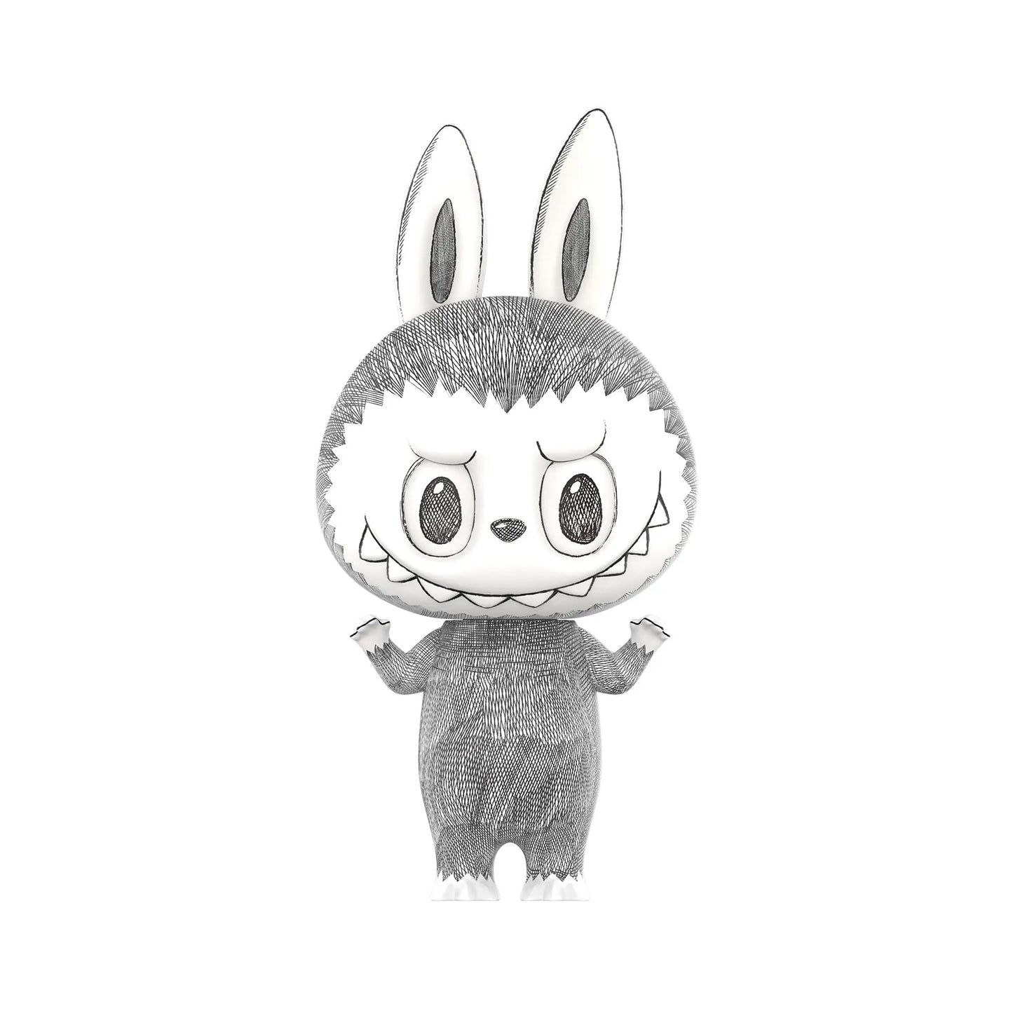 Original POP MART MEGA LABUBU 400% Sketch Collection Figurine