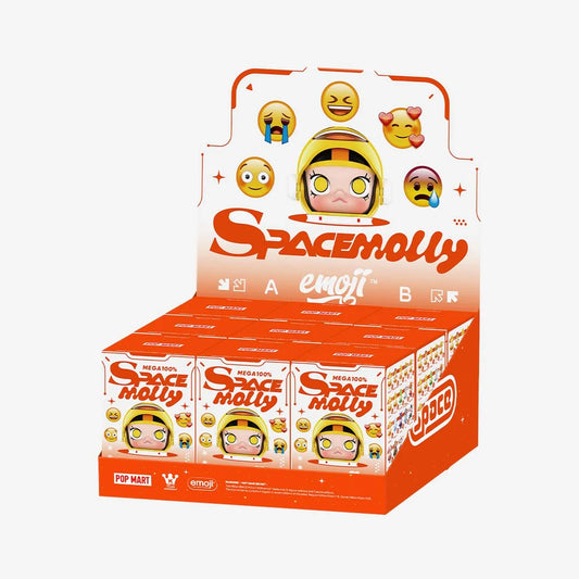 POP MART MEGA SPACE MOLLY 100% Eemojii Emoticons Series