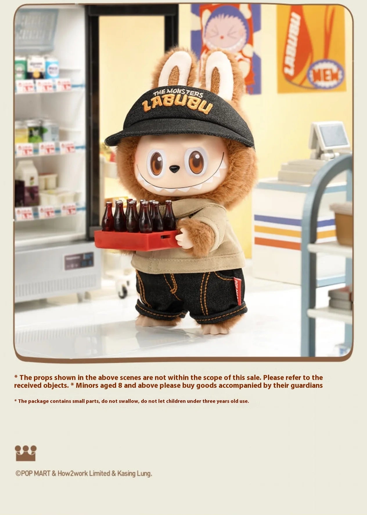 Authentic POP MART Labubu Strange Convenience Store series