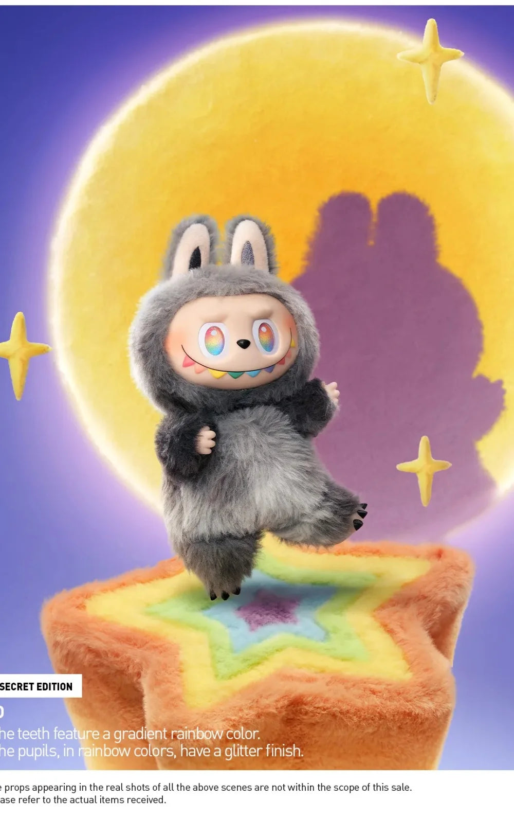 Original Pop Mart Labubu Doll V3 the Monsters Big Into Energy Series
