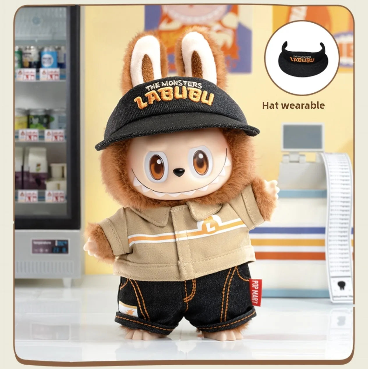 Authentic POP MART Labubu Strange Convenience Store series