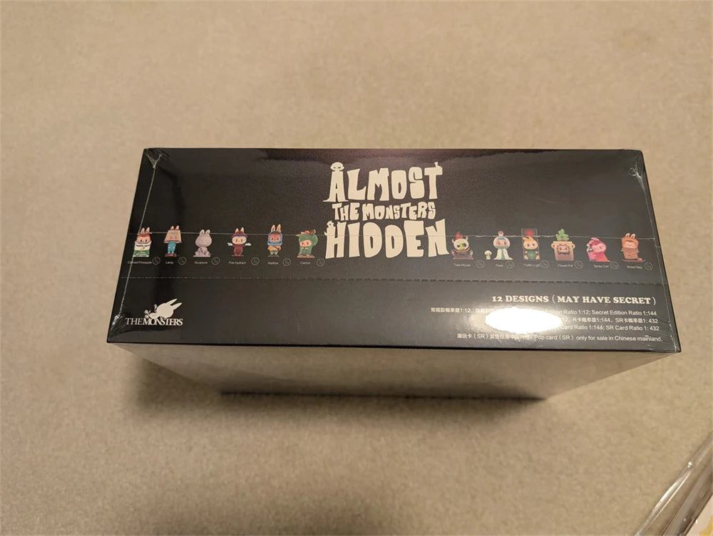 12 PCS - Popmart Authentic Labubu ALMOST HIDDEN Series -  Blind Mystery Boxes