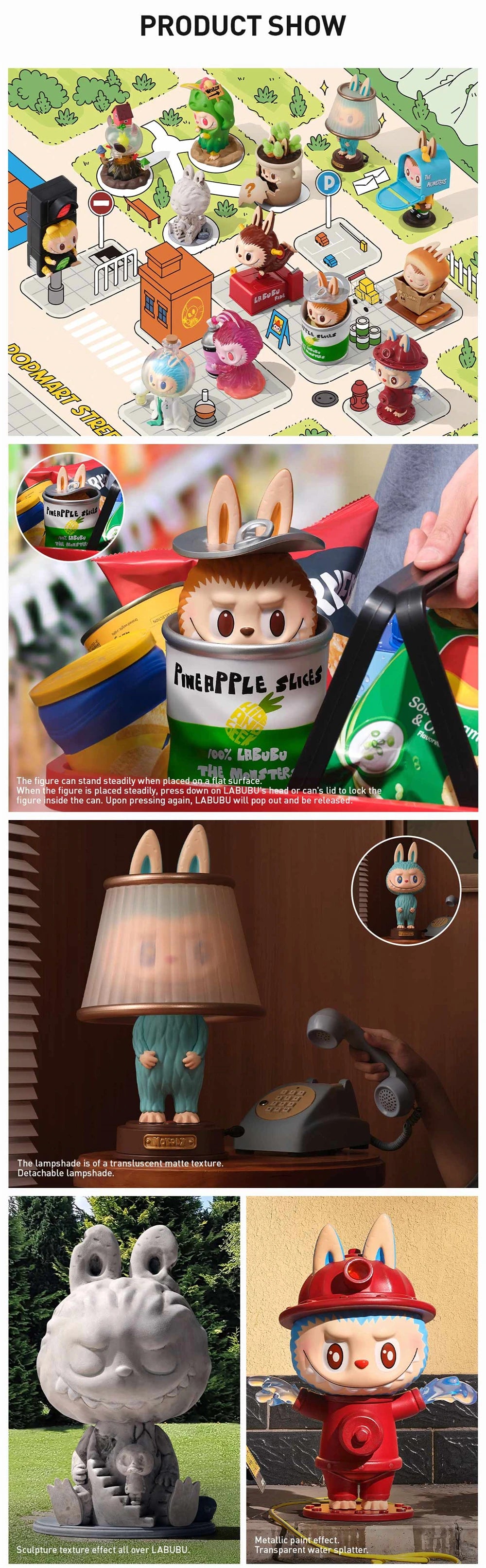12 PCS - Popmart Authentic Labubu ALMOST HIDDEN Series -  Blind Mystery Boxes