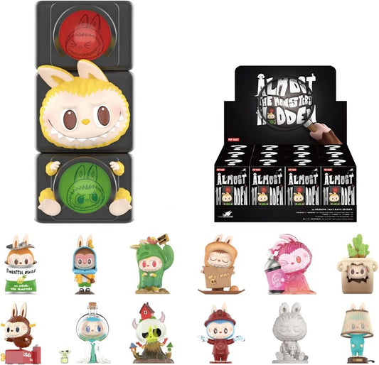 12 PCS - Popmart Authentic Labubu ALMOST HIDDEN Series -  Blind Mystery Boxes