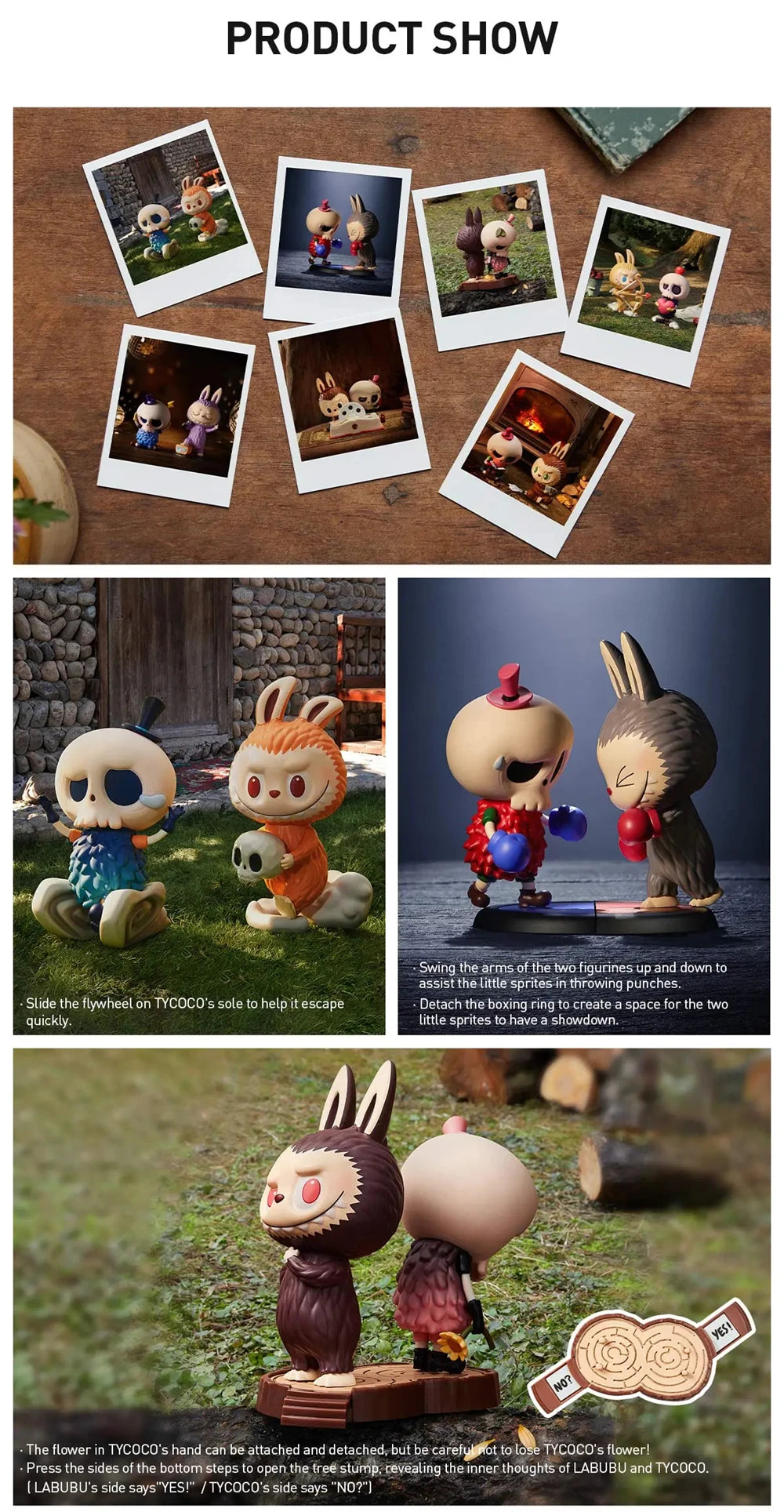 6 PCS - POP MART Monsters Mischief Diary Series - Mystery Box Set