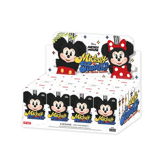 Original POPMART the Mickey Family Cute Together Keychain Series