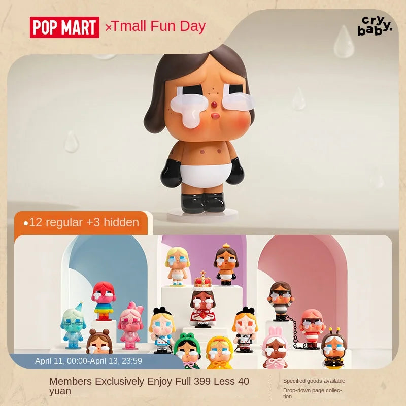 POPMART Hand-Made Blind Box CRYBABY Tears Factory Series