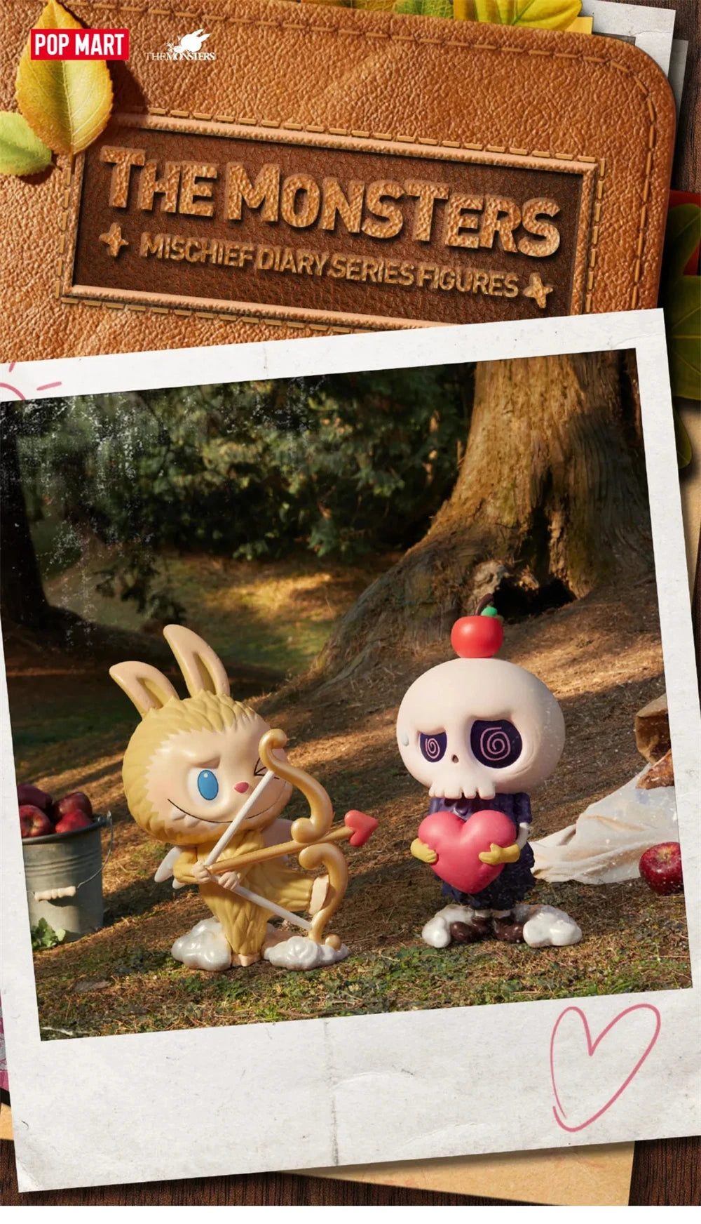 6 PCS - POP MART Monsters Mischief Diary Series - Mystery Box Set