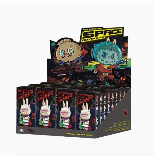 12 PSC-  POPMART Bubble LABUBU - Space Adventure Series