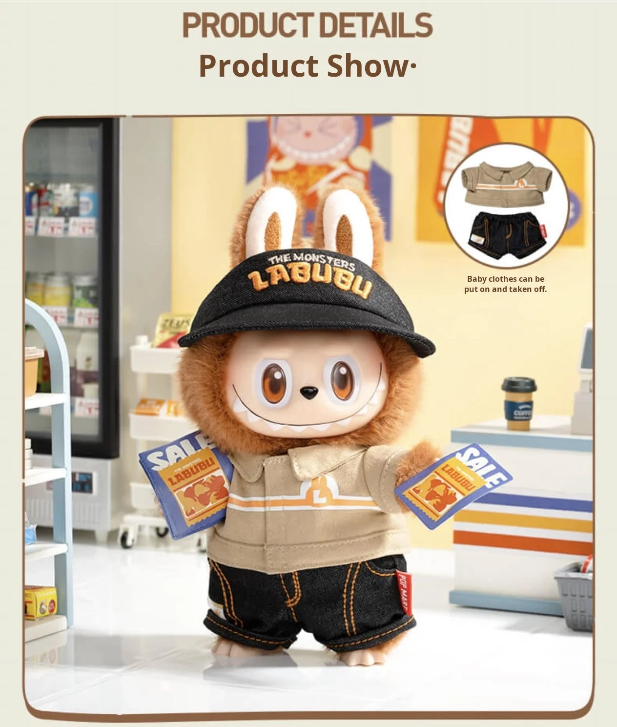 Authentic POP MART Labubu Strange Convenience Store series