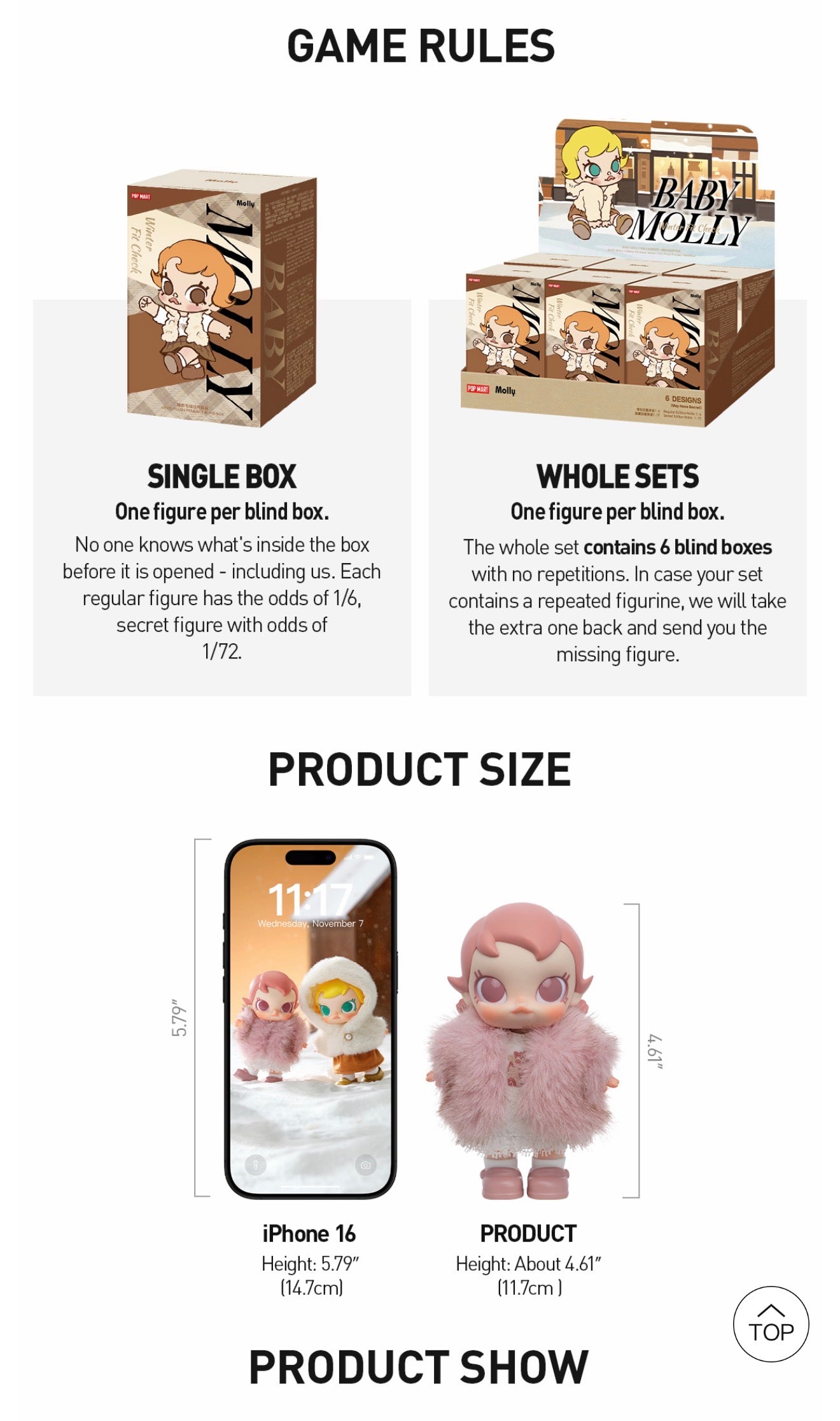 Popmart Baby Molly Winter Fit Check