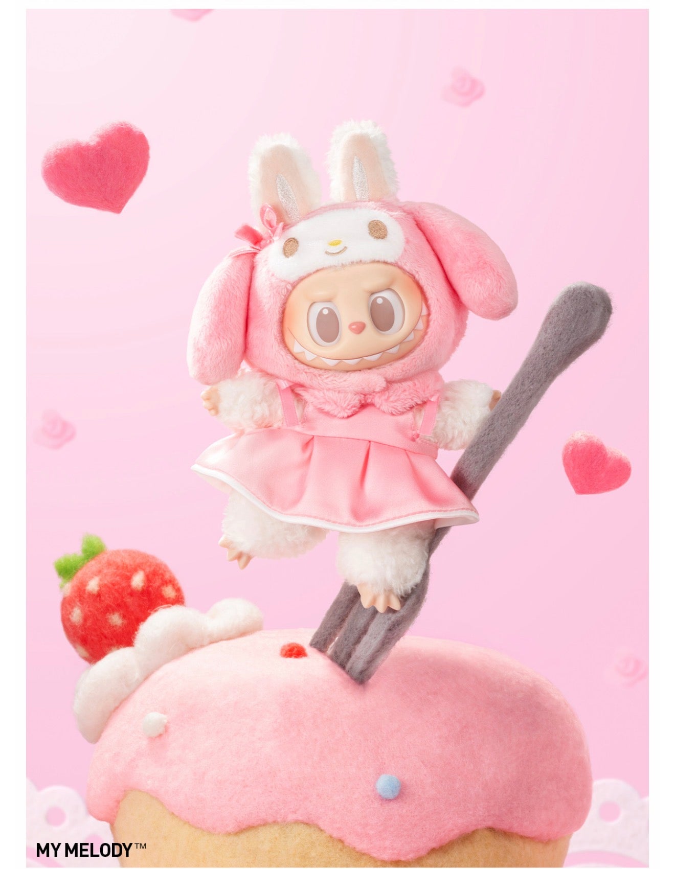 The Monsters  x Hello Kitty and Friends Series - Vinyl Plush Pendant Blindbox