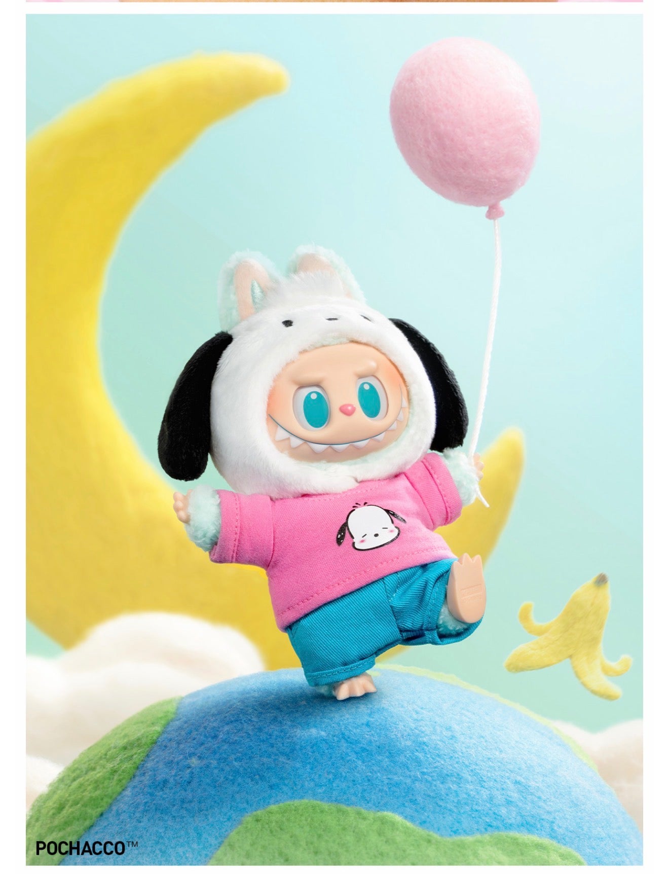 The Monsters  x Hello Kitty and Friends Series - Vinyl Plush Pendant Blindbox