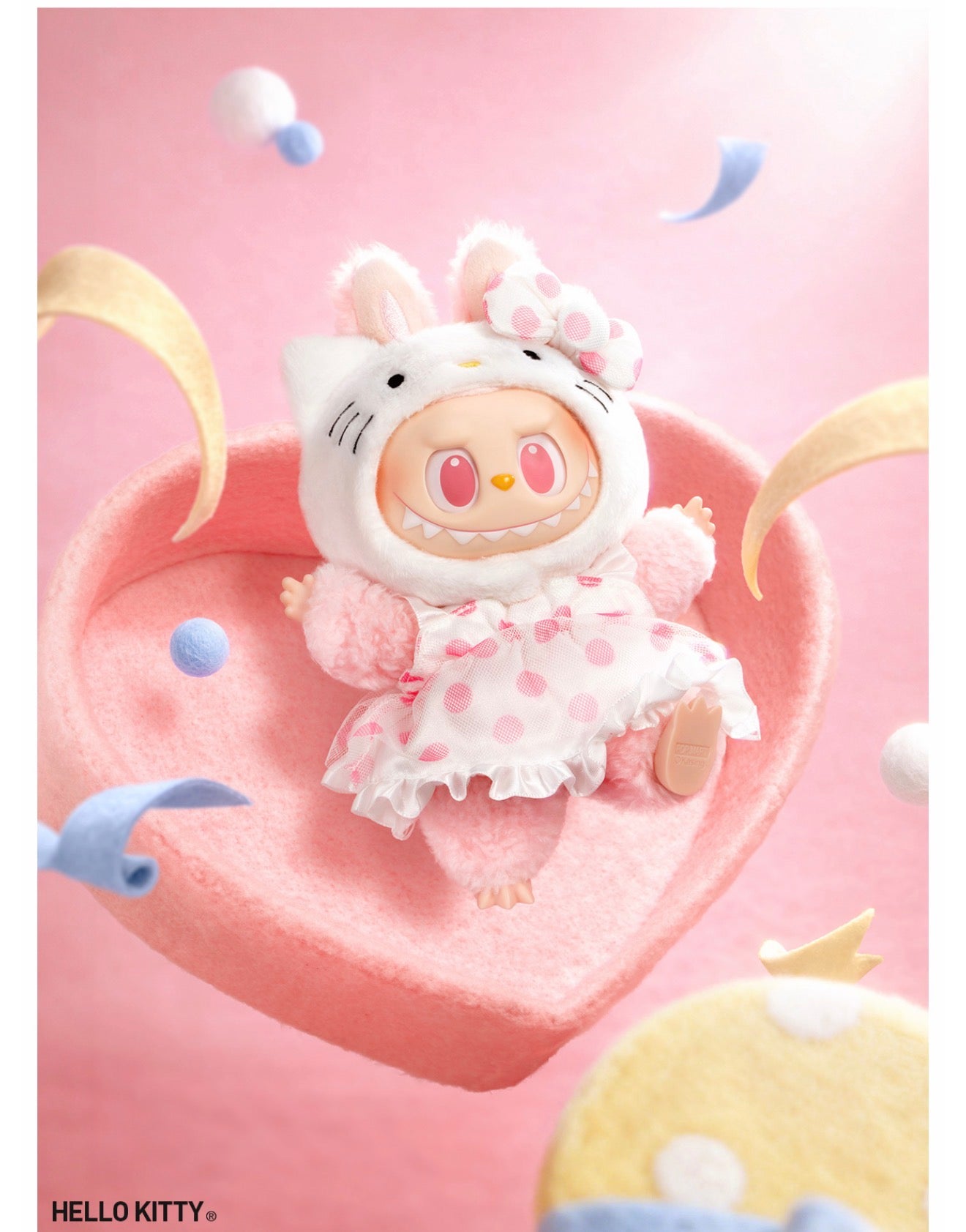 The Monsters  x Hello Kitty and Friends Series - Vinyl Plush Pendant Blindbox