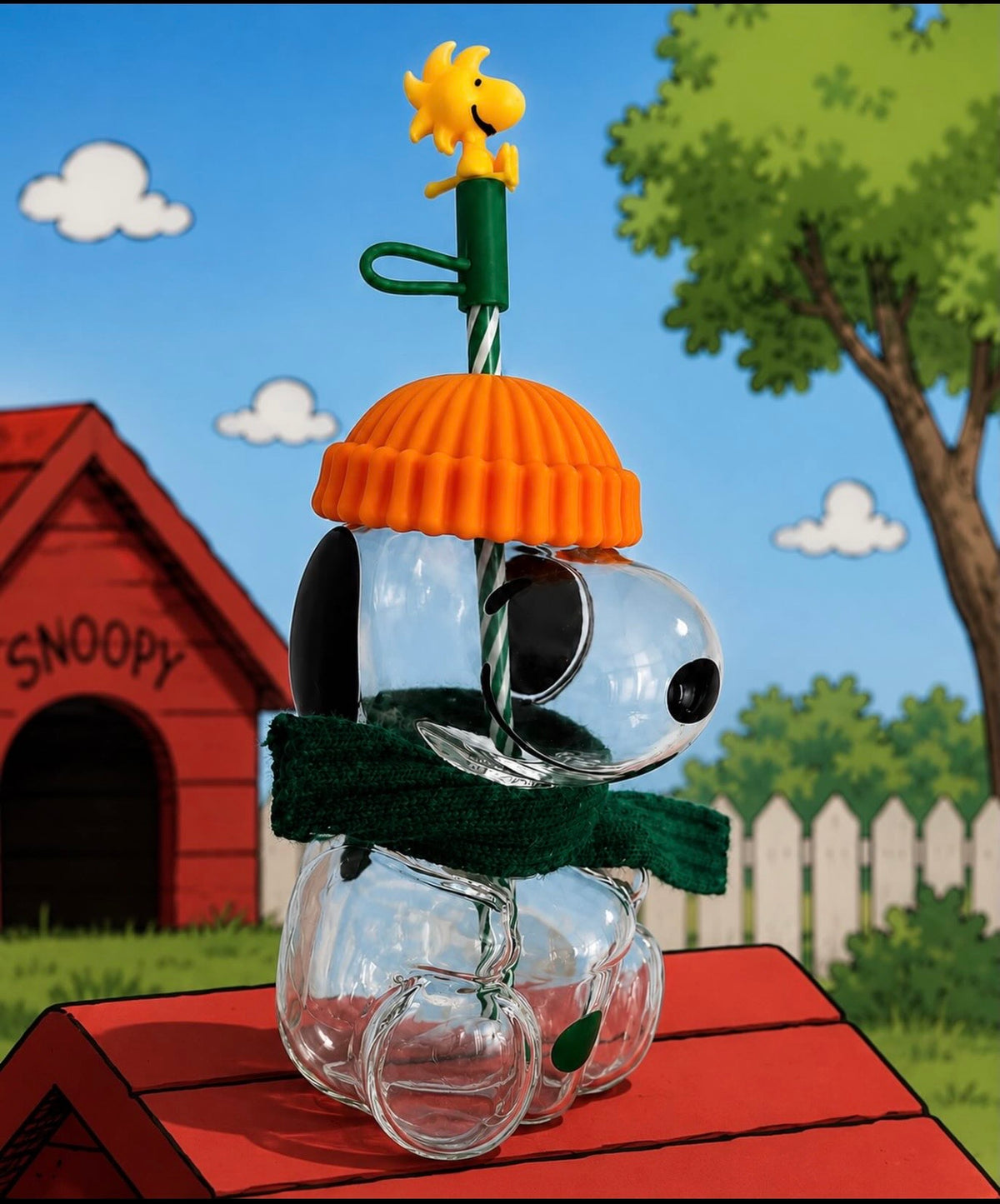 Starbucks x Peanuts (2026) Snoopy Glass Cold Cup