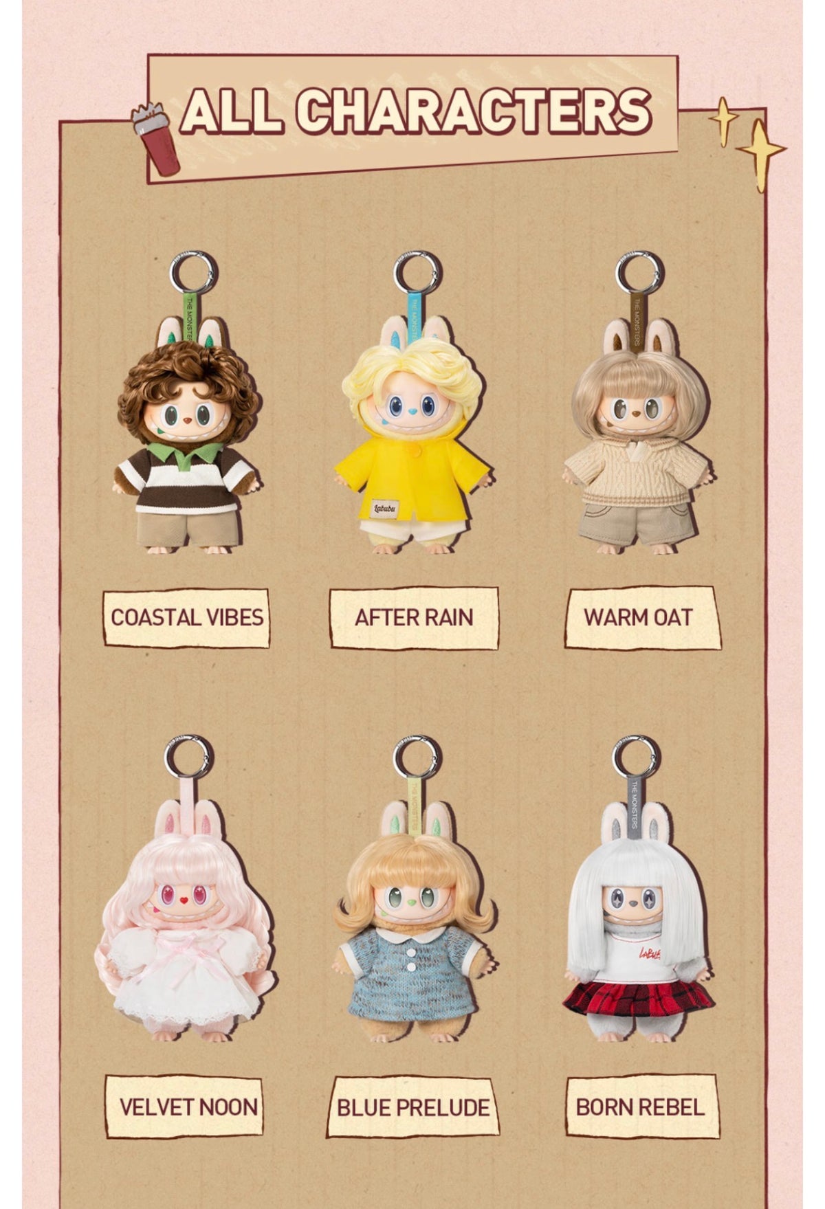 POP MART The Monsters Hair Salon Series - Vinyl Plush Pendant