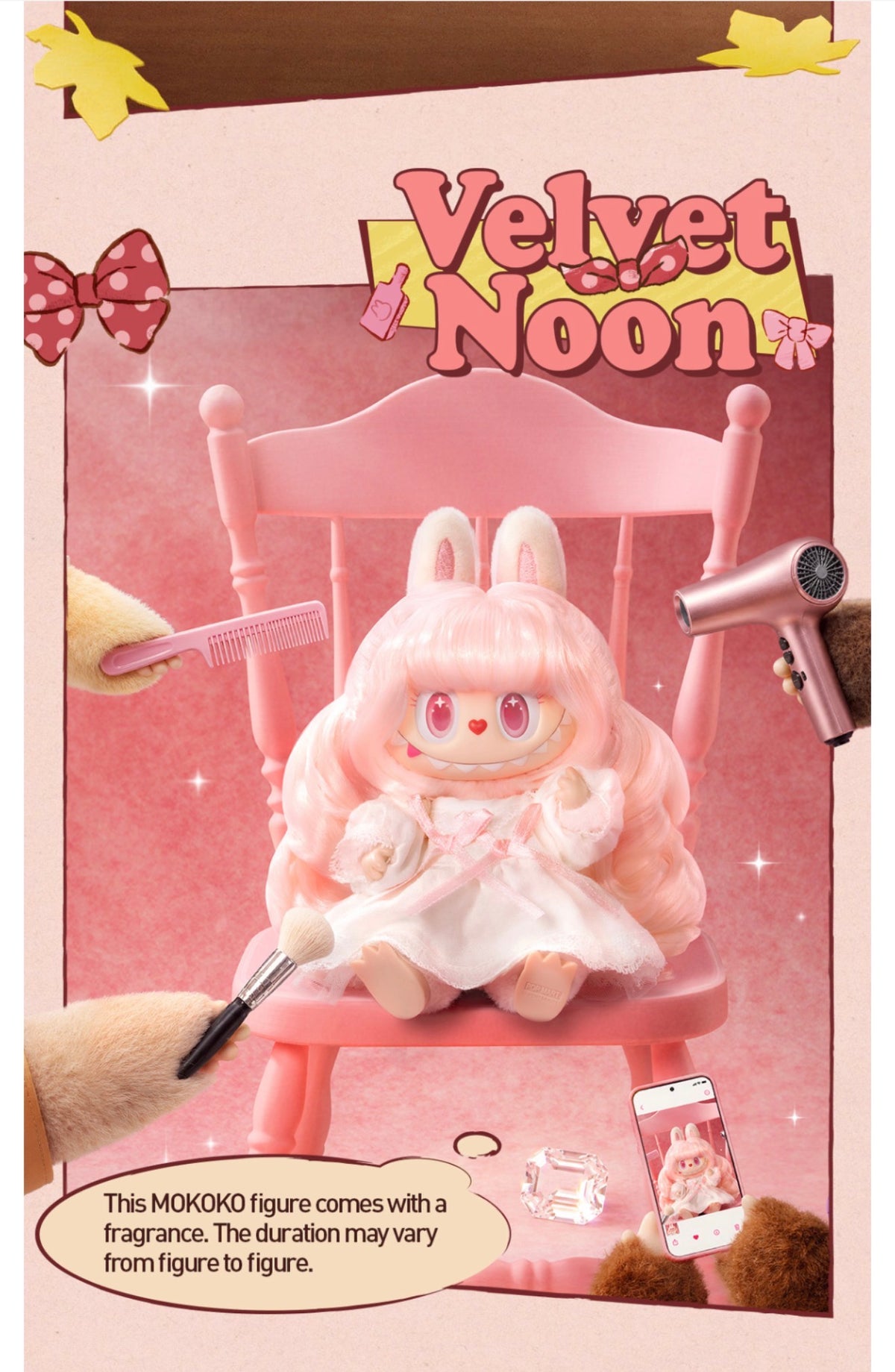 POP MART The Monsters Hair Salon Series - Vinyl Plush Pendant