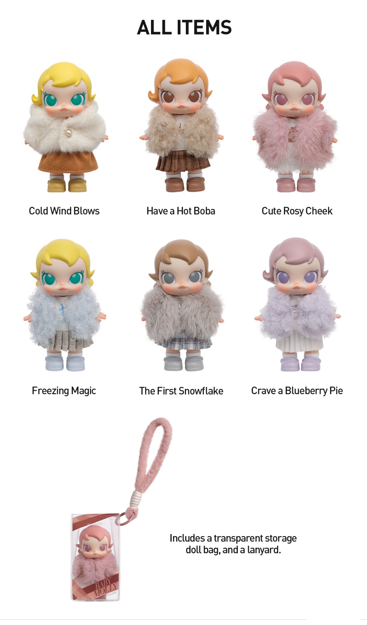 Popmart Baby Molly Winter Fit Check