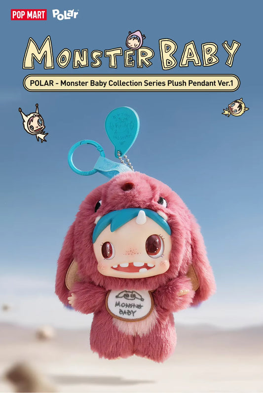 New Popmart POLAR-Monster Baby Collection Series Plush Pendant